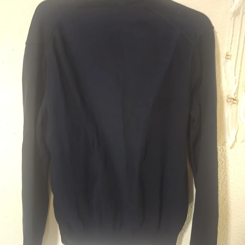 Ralph Lauren Men's Deep Blue V-Neck Sweater